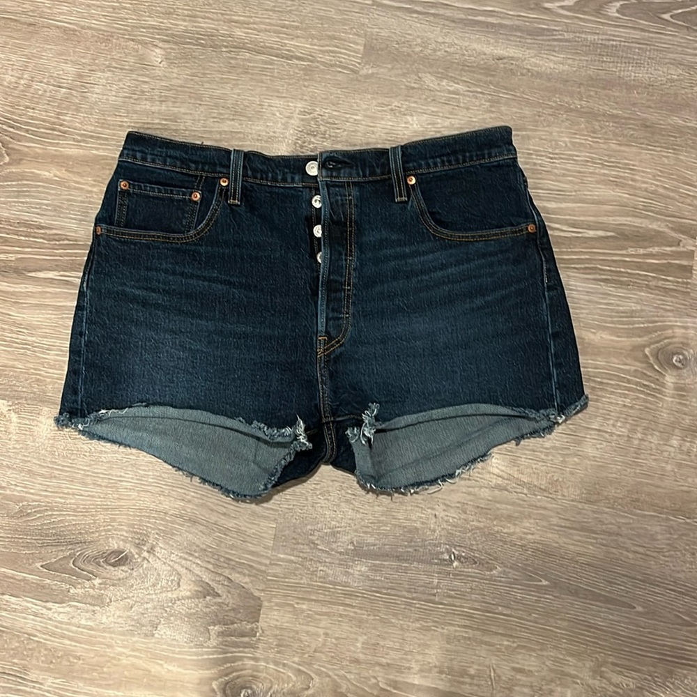 Dark Levi jean shorts